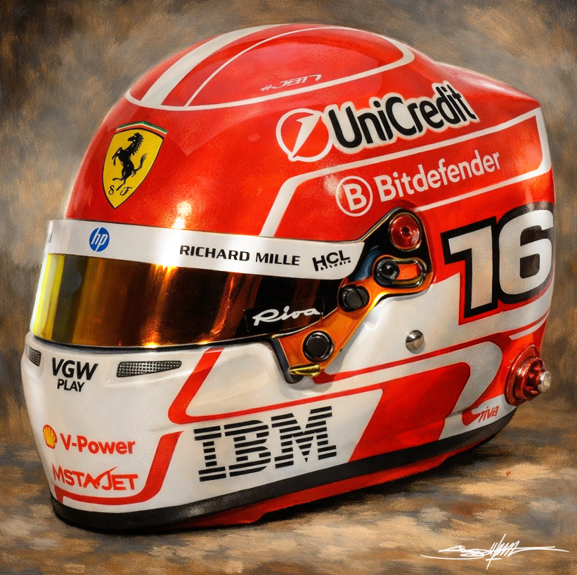 F1: Helmet - Charles Leclerc