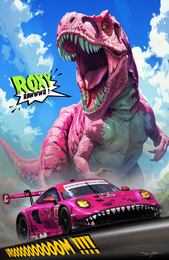 Porsche 911 GT3R AO Racing “Roxy”