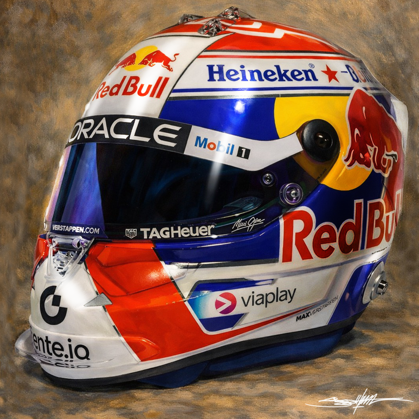 F1: Helmet - Max Verstappen