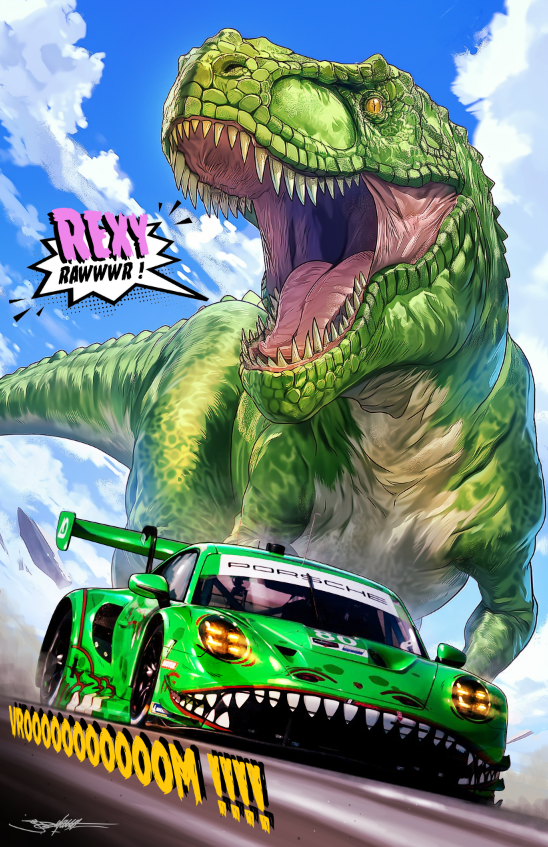 Porsche 911 GT3R AO Racing “Rexy”