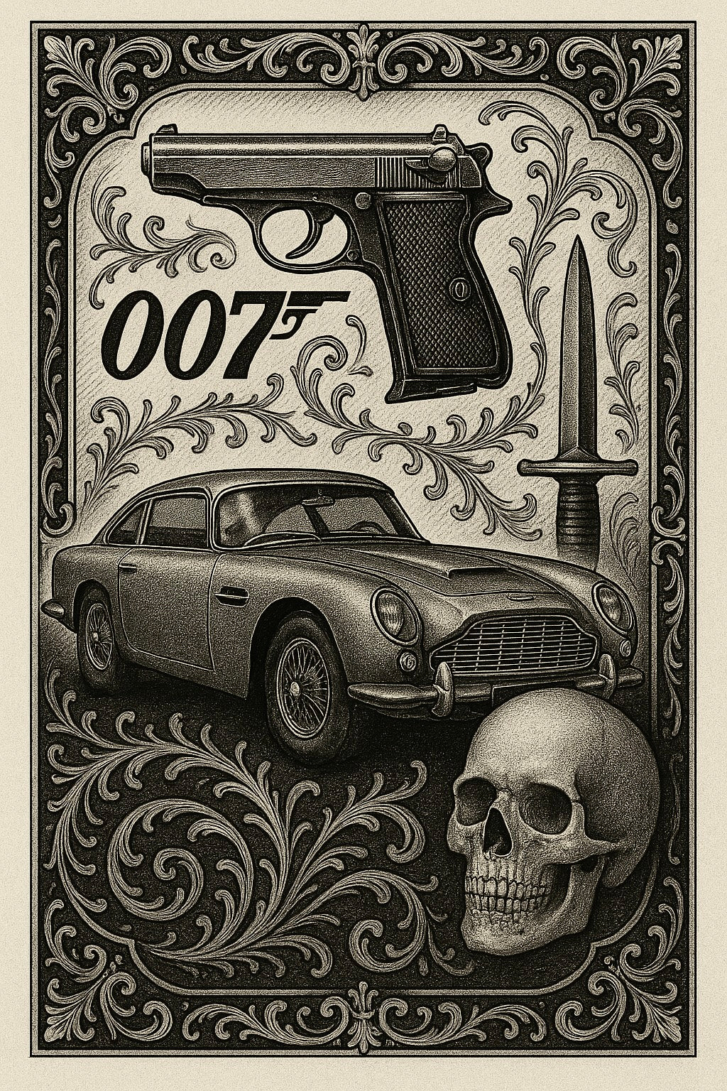 Aston Martin DB5 : Victorian Lowbrow 007