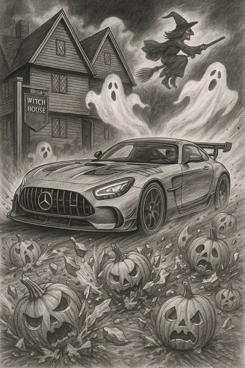 Mercedes-Benz AMG GT Black Series: Salem I (Pencil)