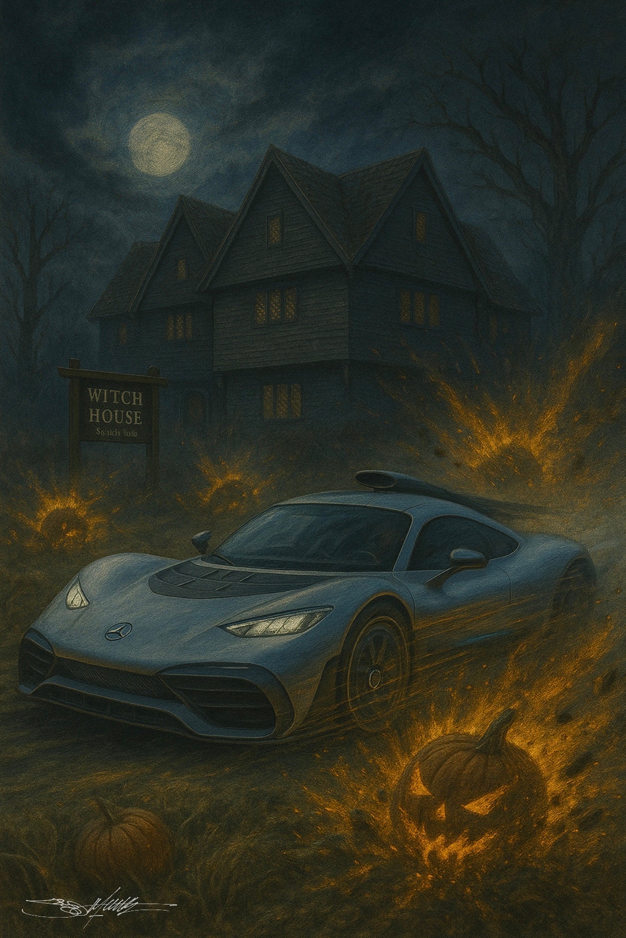 Mercedes-Benz AMG One: Happy Halloween