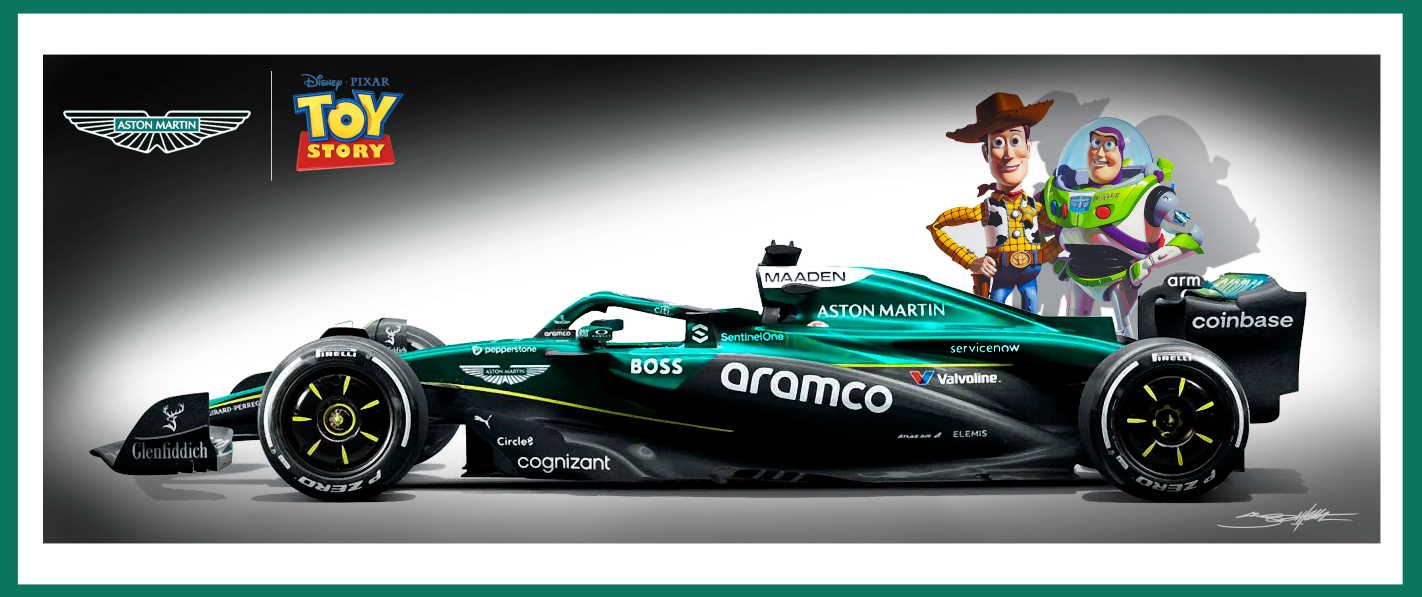F1: Aston Martin AMR 25 F1 X Toy Story (Long Format)