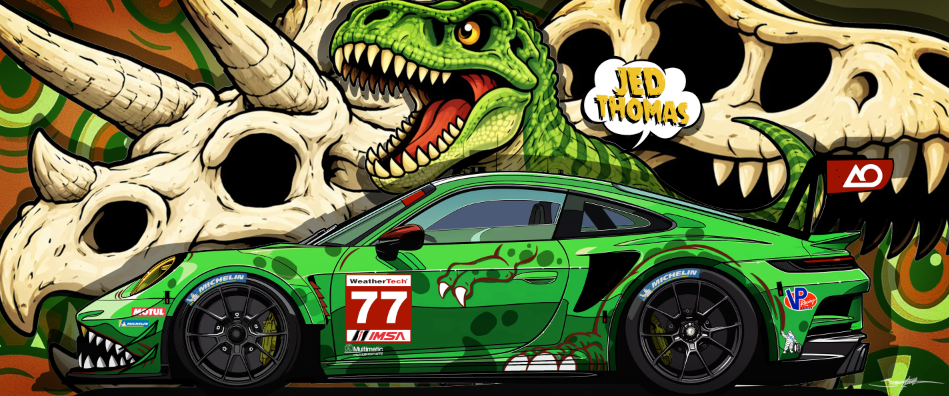 Car-Toons: Porsche 992 GT3-R “Rexy” AO Racing (Long Format)