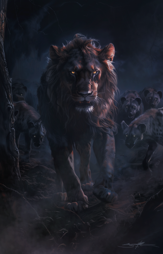 The Lion King: Scar and Hyenas