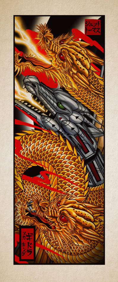 Mecha King Ghidorah: Neo-Irezumi (Long Format)