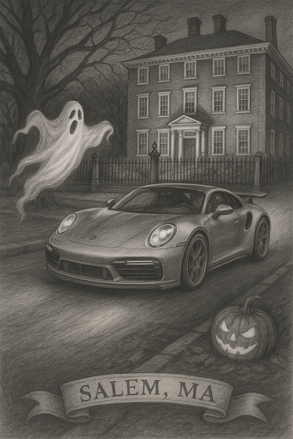 Porsche 911 Turbo S: Salem (Pencil)