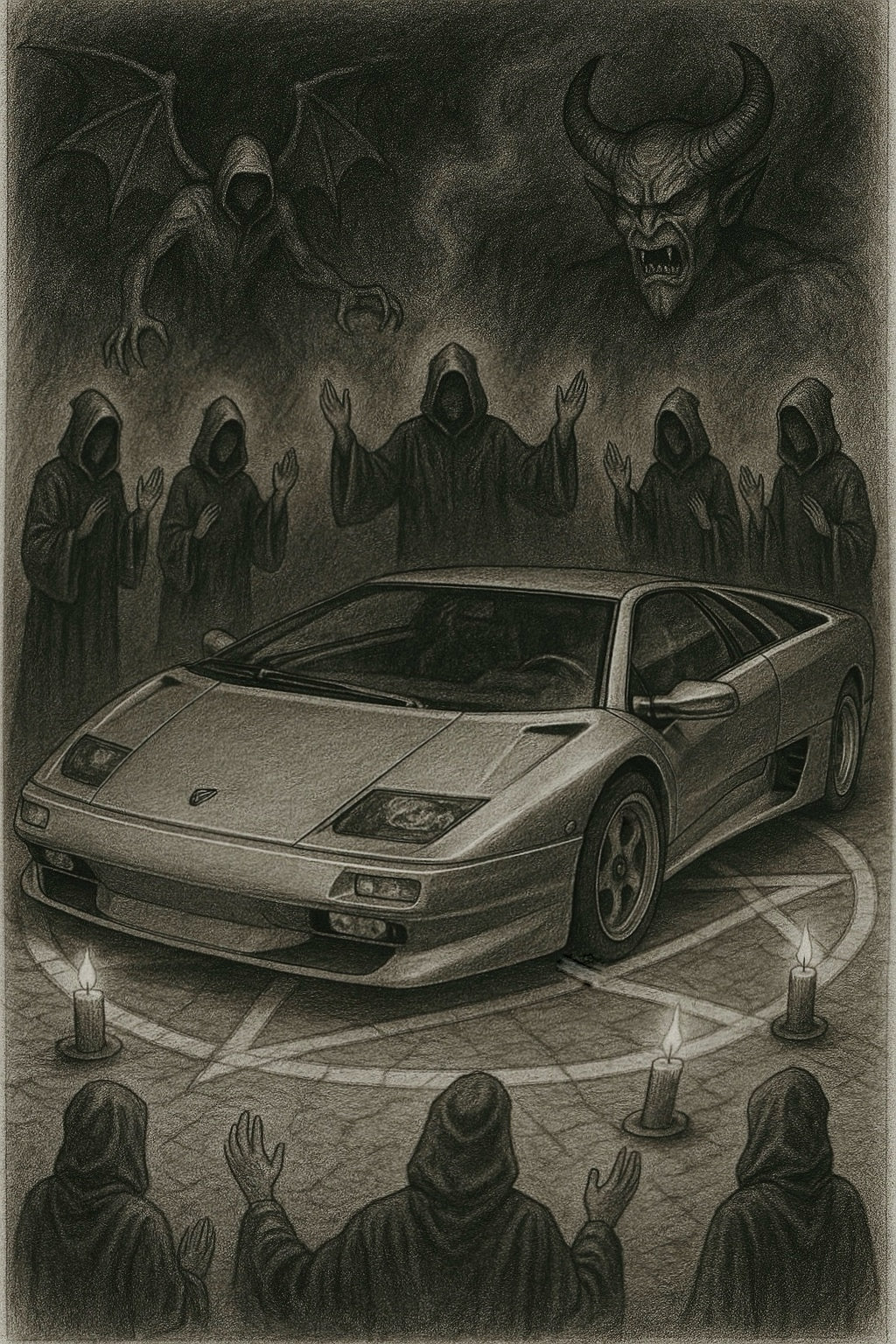 Lamborghini Diablo: Portal To Hell (Pencil)