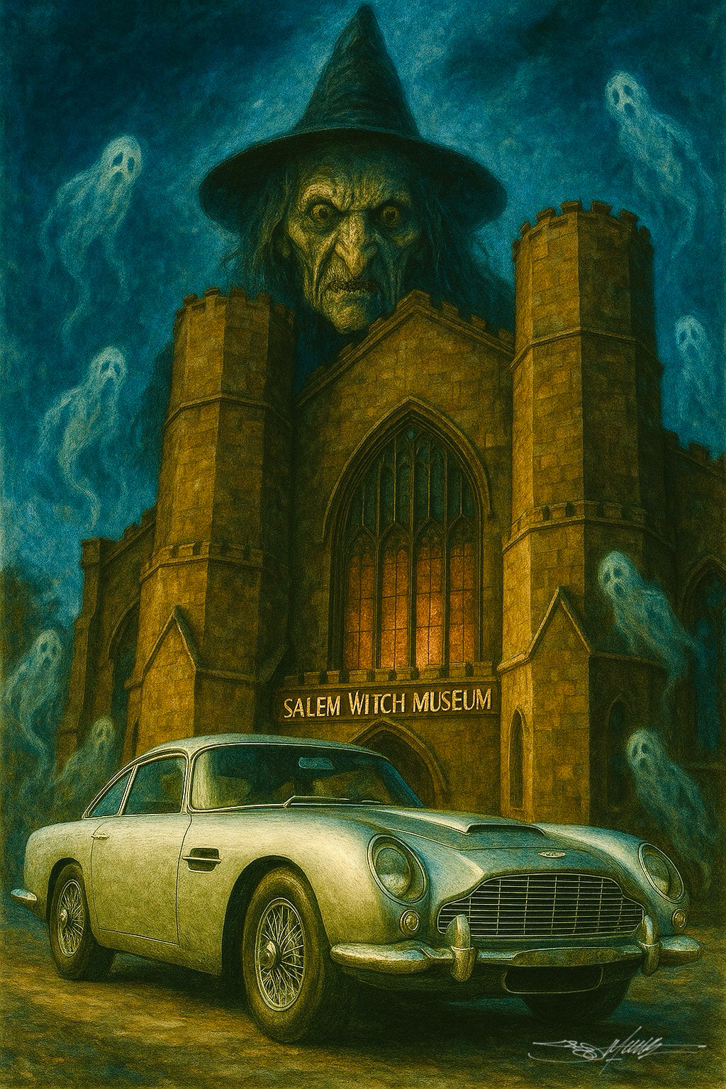 Aston Martin DB5: Salem Witch Museum