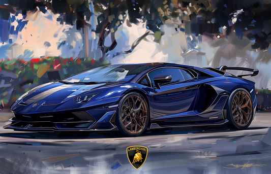 Lamborghini Aventador SVJ (Midnight Blue)