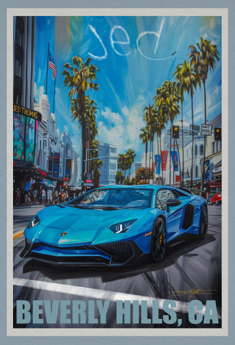 Lamborghini Aventador SV LP750-4 - Beverly Hills