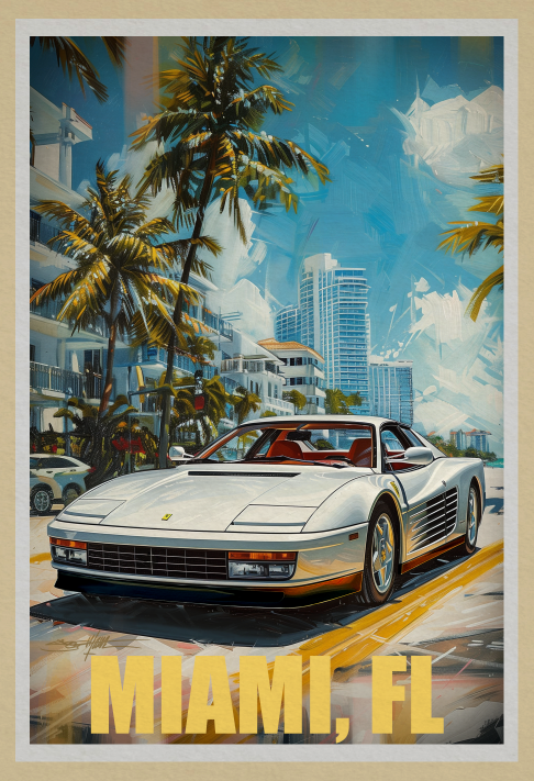 Ferrari Testarossa - Miami