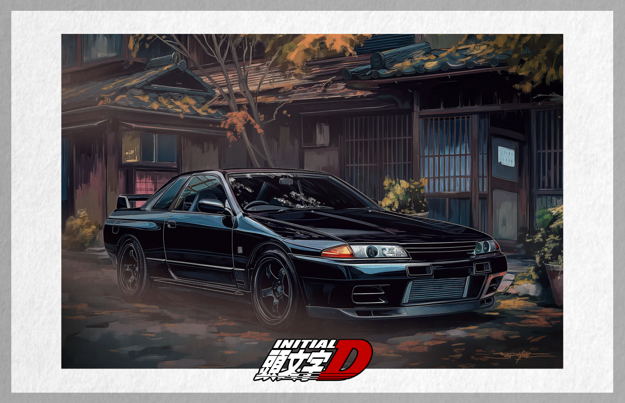 Nissan GTR R32: Initial D (Version A) – : : The Bat Comes Out Tonight ...