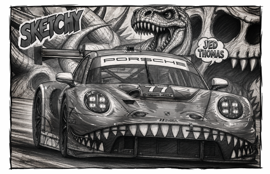 Porsche 992 GT3R “Sketchy Rexy” AO Racing