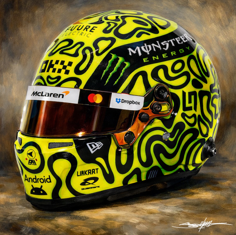 F1: Helmet - Lando Norris
