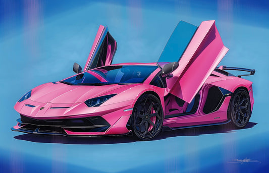 Icona In Rosa: Lamborghini Aventador SVJ