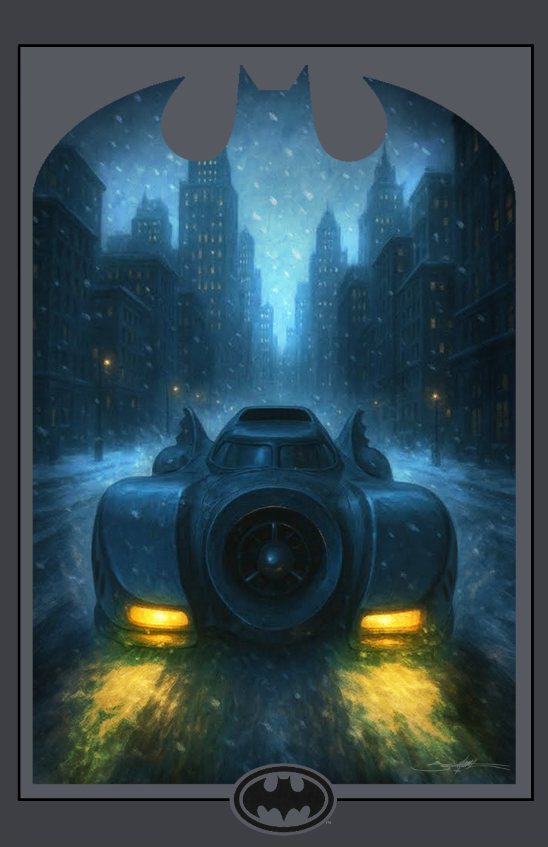 Batman Returns: Batmobile Gotham Winter