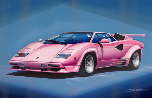 Icona In Rosa: Lamborghini Countach