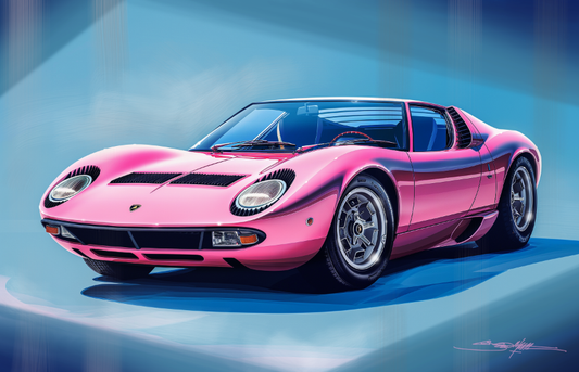 Icona In Rosa: Lamborghini Miura