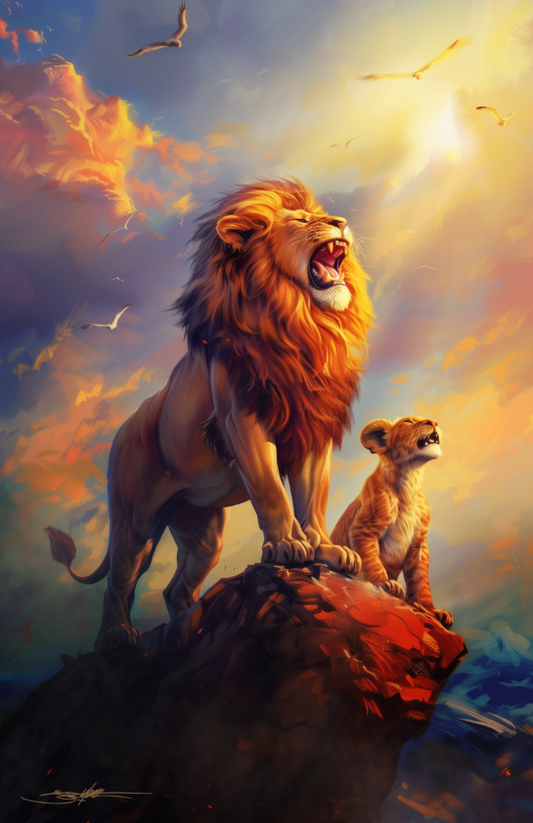 The Lion King: Mufasa and Simba