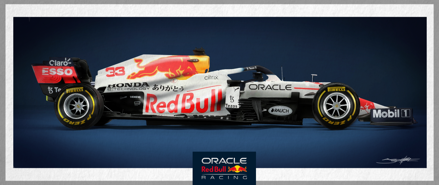 F1: Red Bull RB16B F1 “White Livery 21” (Long Format)