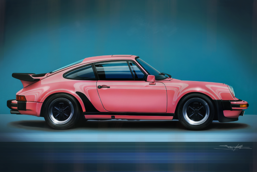 Porsche 930 Turbo 3.3 (Pink)