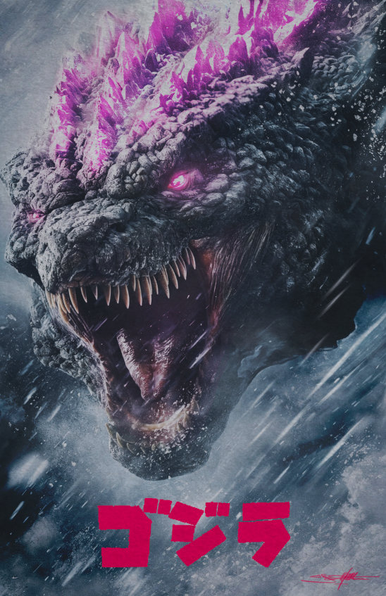 Godzilla X Kong : Godzilla evolve (snow)