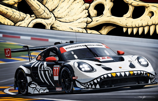 Porsche 992 GT3R “Skeleton Rexy” AO Racing
