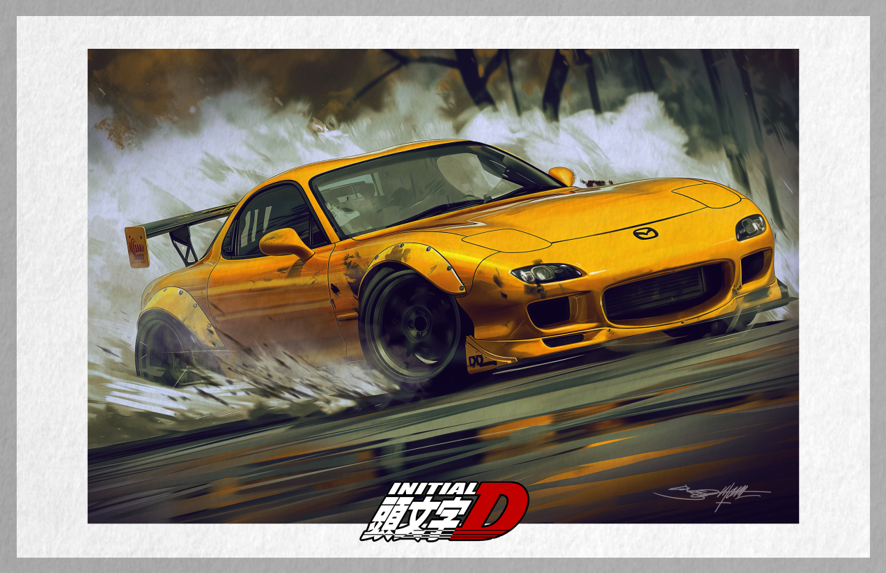 Mazda RX7: Initial D (Version A)