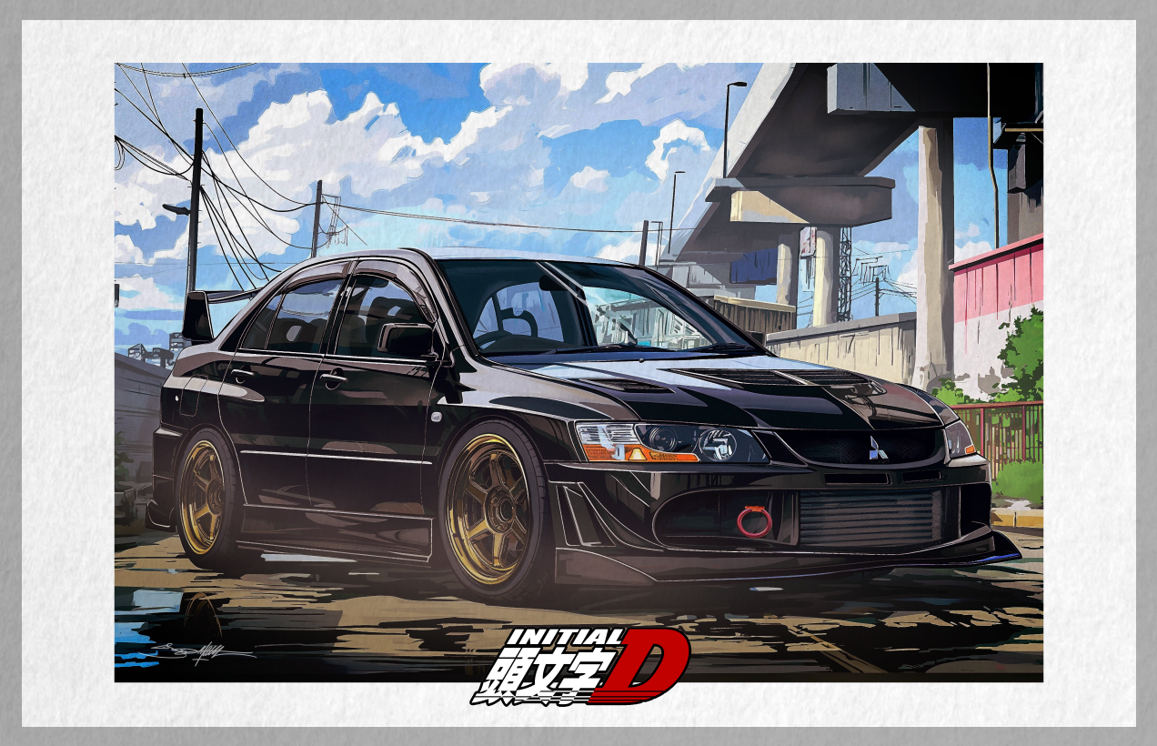 Mitsubishi Lancer Evolution: Initial D (Version A)