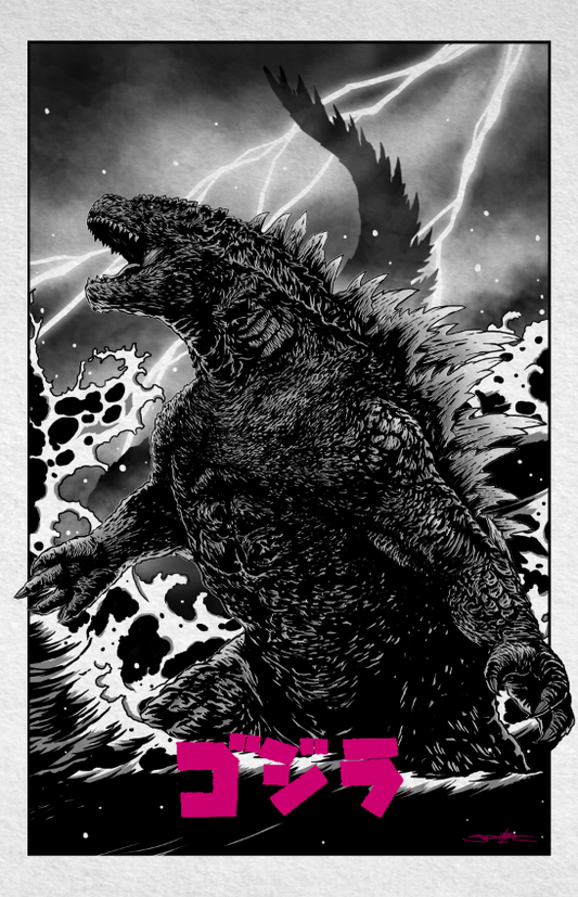 Godzilla x Kong: Godzilla Evolve - Let the King Rise ! (Greyscale)