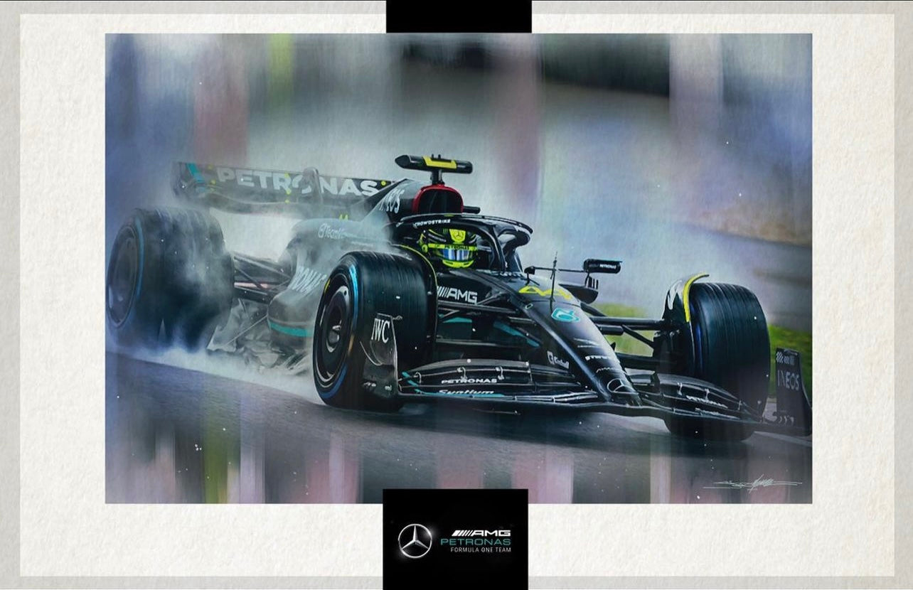 Mercedes-Benz AMG F1 W14: Lewis Hamilton (rain) A