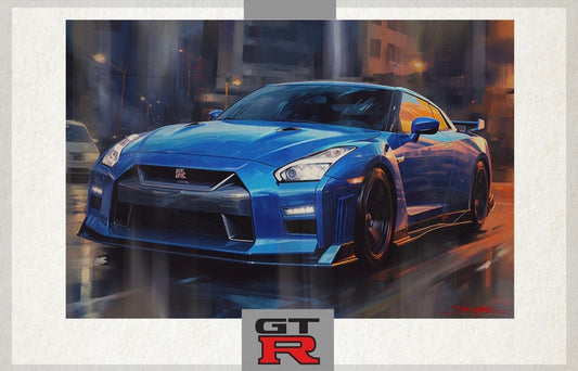 Nissan GTR R35: Feeling Blue