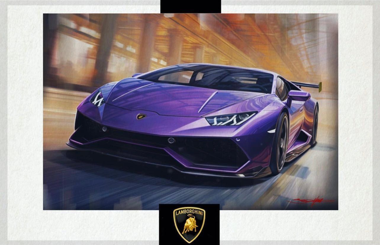 Lamborghini Huracan: Purple Rain