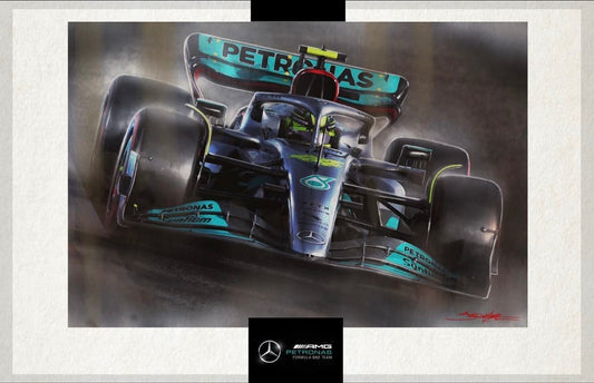 Mercedes-Benz AMG F1 W13: Lewis Hamilton 2022 (Front shot)