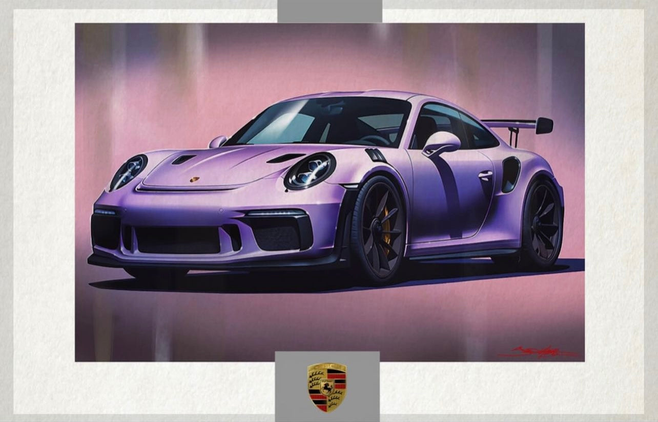 Porsche 911 GT3RS: Pastel Pink