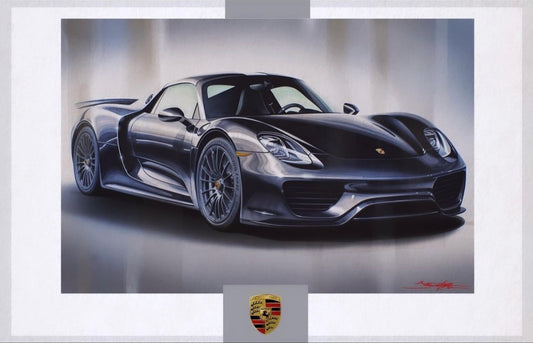 Porsche 918 Spyder: Black