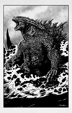 godzilla : the king of the monsters (ink variant)