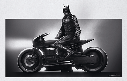 batman : Batman and the batcycle