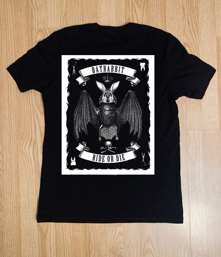 BATRABBIT : Victorian unisex s/s tee (front/back print)