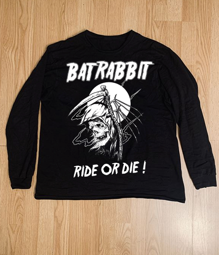 BATRABBIT : Reaper unisex l/s tee (front print)