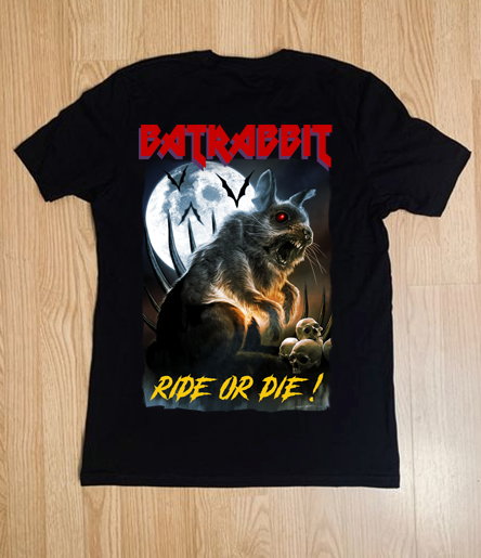 BATRABBIT : VICIOUS BUNNY! unisex s/s tee (front/back print)