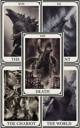 monsterverse : tarot cards set 2 (5 cards)