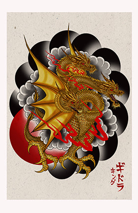 king ghidorah : irezumi